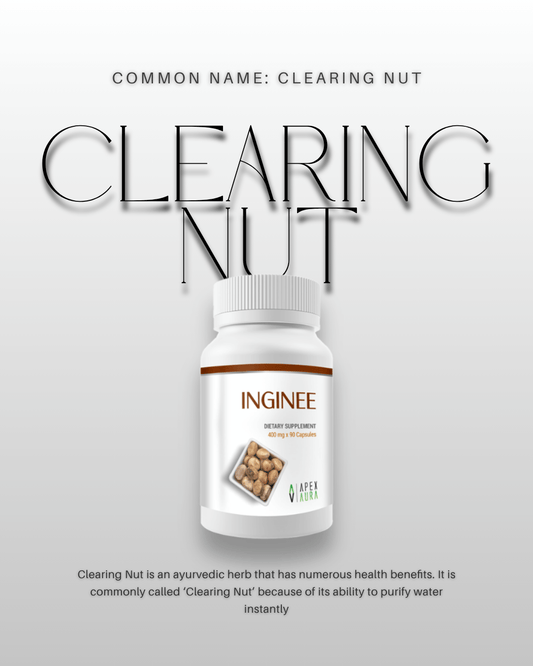 Clearing Nut – Premium Ayurvedic Supplement Bottle.