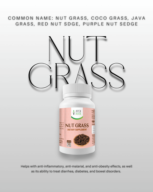 Nut Grass – Premium Ayurvedic Supplement Bottle.